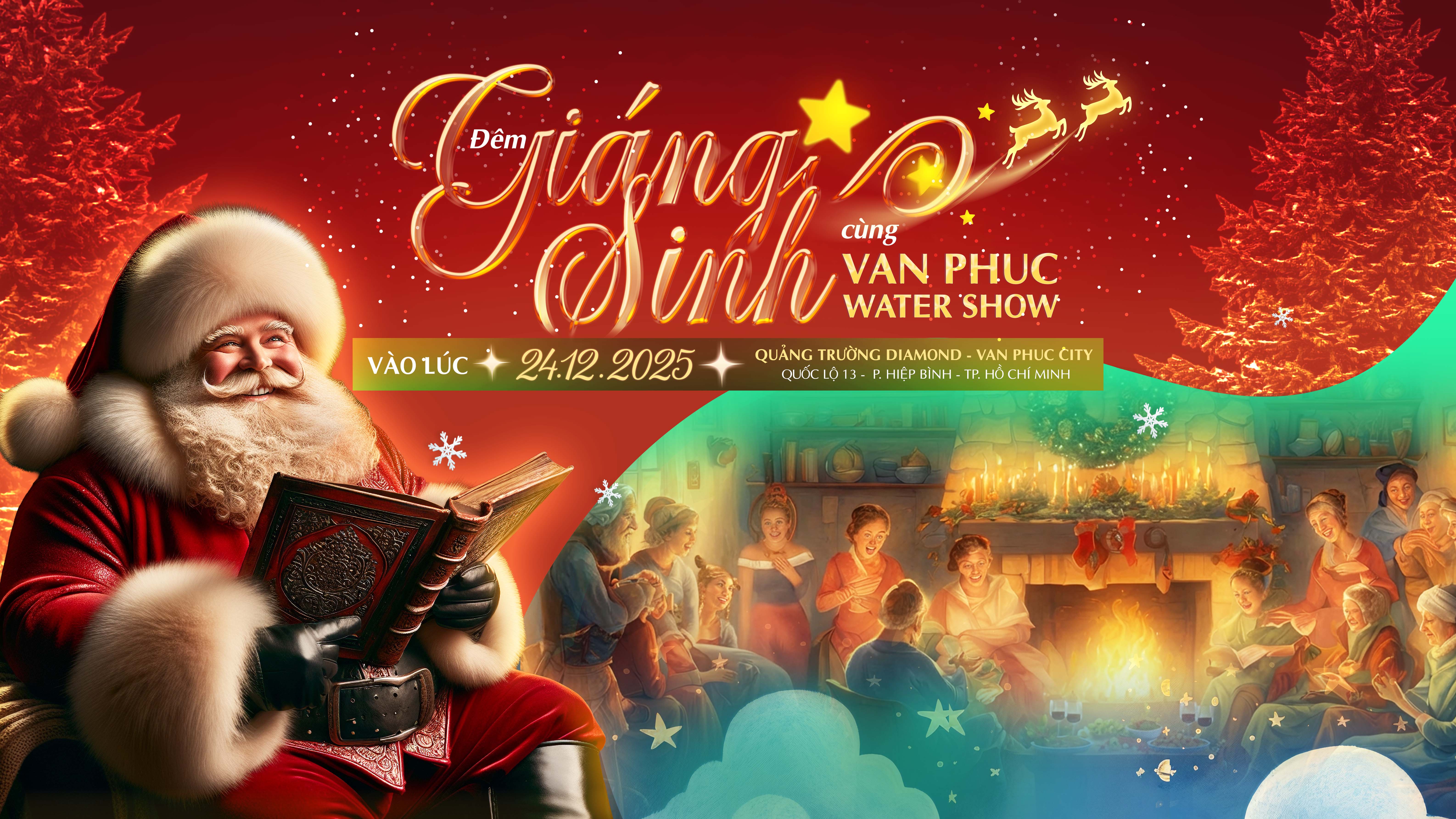 Đêm Giáng Sinh cùng Vạn Phúc Water Show